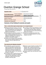 Ofsted Report