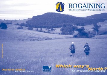VRA novice pack 2002 - NSW Rogaining Association