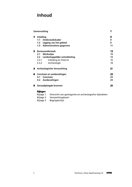 Bijlage 2 Archeologisch bureauonderzoek, gemeente Teylingen ...