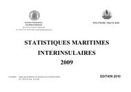 annÃ©e 2009 - Direction polynÃ©sienne des affaires maritimes