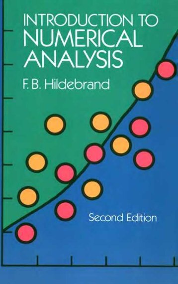 introduction to numerical analysis