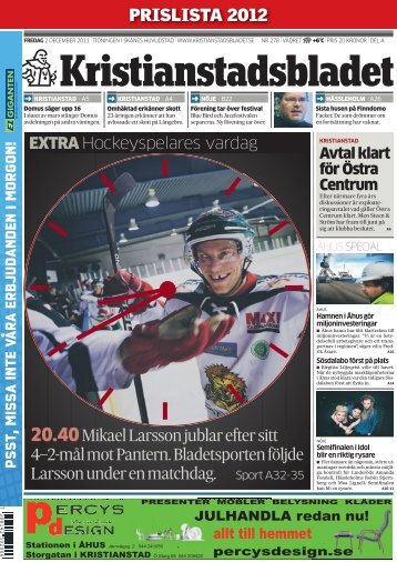 20.40Mikael Larsson jublar efter sitt 4â2-mÃ¥l mot Pantern ...
