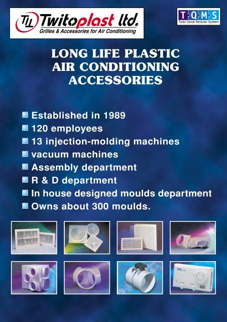 LONG LIFE PLASTIC AIR CONDITIONING ACCESSORIES