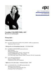 Caroline CHAMPETIER, AFC - API Corp