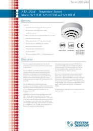 5251EM Datasheet - Official Site of System Sensor Europe