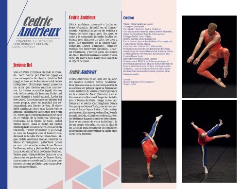 Cedric Andrieux - Coordinacion Nacional de Danza - Instituto ...