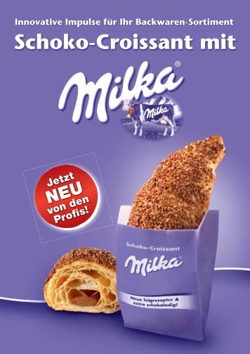 Schoko-Croissant mit Milka - Baker & Baker