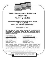 Aviso de Audiencia PÃºblica de Metrobus No. 531 ... - Metrobus Studies