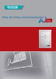 Wolly der Einbau Zentralstaubsauger - Sistem Air