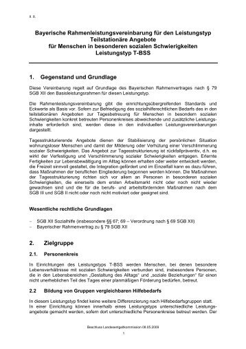 Bayerische Rahmenleistungsvereinbarung für den ... - LAG Ö/F