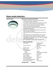 Home smoke detectors - Hotronic-Delta