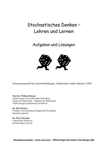 Stochastisches Denken â€“ Lehren und Lernen - Didaktik der ...