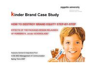 kinder Brand Case Study