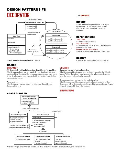 DESIGN PATTERNS #8 DECORA