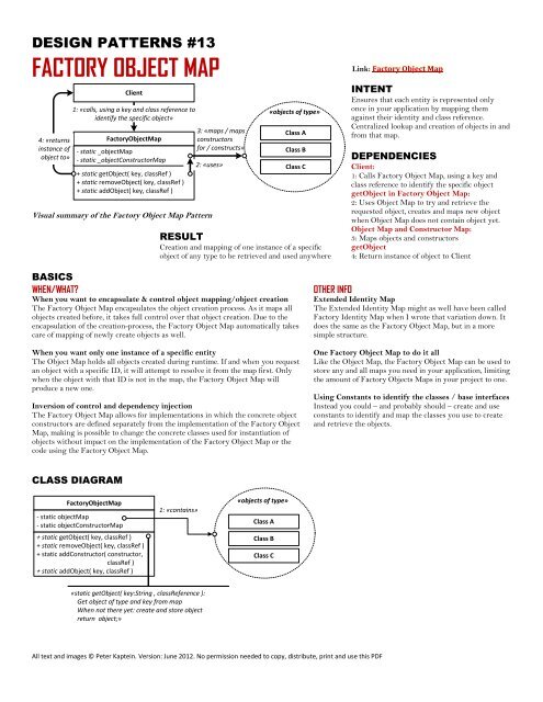 DESIGN PATTERNS #12 FACTO