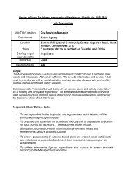 Job Description Job Title/ position Day Services Manager D