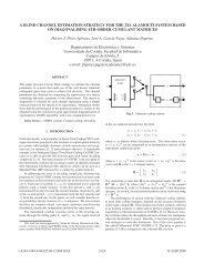 A BLIND CHANNEL ESTIMATION STRATEGY FOR THE ... - GTEC