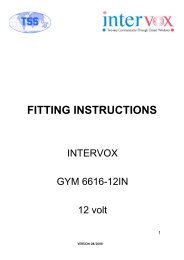 CarVox Fitting GYM6616-12IN v2 - TSS International