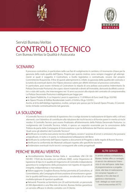 CONTROLLO TECNICO - Bureau Veritas