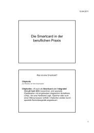 Die Smartcard in der beruflichen Praxis - Steuerberaterverband ...