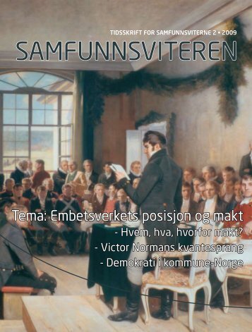 Embetsverkets posisjon og makt - Samfunnsviterne