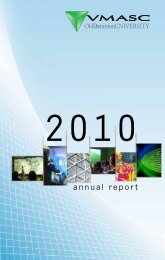 VMASC 2010 Annual Report (PDF) - the Virginia Modeling, Analysis ...