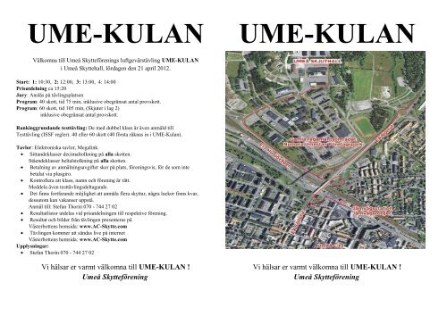 UME-KULAN UME-KULAN - VÃ¤sterbottens Skytte