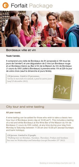 Bordeaux porte du vignoble - Office de Tourisme de Bordeaux