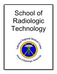 School of Radiologic Technology - Lakeland Regional Medical Center