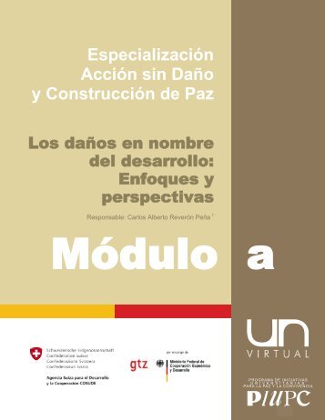 EspecializaciÃ³n AcciÃ³n sin DaÃ±o y ConstrucciÃ³n de Paz - Bivipas