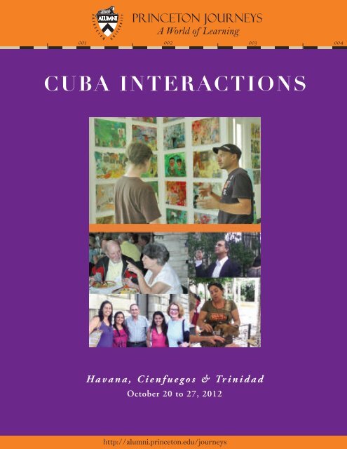 CUBA INTERACTIONS - Alumni Association of Princeton University