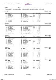 Resultate - ALV