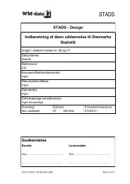 Indberetning af Ã¥ben uddannelse til Danmarks Statistik