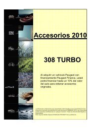 Catalogo Accesorios 2010 308 Web - Peugeot MÃ©xico