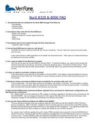 Nurit 8320 & 8000 FAQ - Verifonezone.com