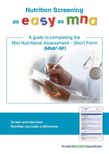 Nutrition Screening Mna Elderly Nutrition Screening Mna Elderly