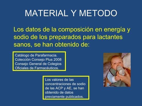 PREPARADOS PARA LACTANTES: PREVENCIÃ“N DE LA - EHRICA