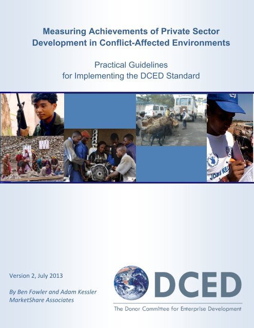 Measuring Achievements of Private Sector Development in ... - DCED