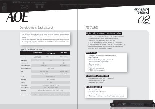 Audio & Data Transmit Solution - Hedcom