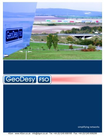 GeoDesy Giga Pronto Next Datasheet (PDF) - 4Gon