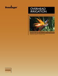 Overhead Irrigation Guide - Senninger Irrigation