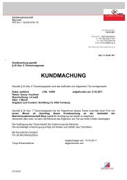 KUNDMACHUNG - Ternberg
