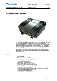 Product specification - HFC Technics