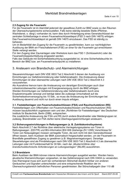 Wiesbaden - DIN 14675 Info