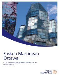 Download the Ottawa Brochure - Fasken Martineau