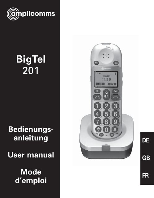 BigTel 201 User Guide - Hearing Direct