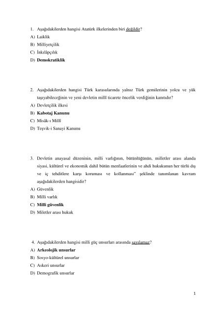 baÄlÄ± ilgili kuruluÅlar Åef sorularÄ± - Enerji ve Tabii Kaynaklar BakanlÄ±ÄÄ±