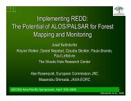 Implementing REDD: The Potential of ALOS/PALSAR for Forest ...