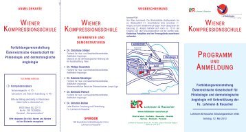 PROGRAMM ANMELDUNG - Tagungsmanagement