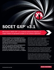 SOCET GXPÂ® v3.1 - BAE Systems GXP Geospatial eXploitation ...